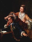 William Hogarth David Garrick with His Wife oil painting on canvas